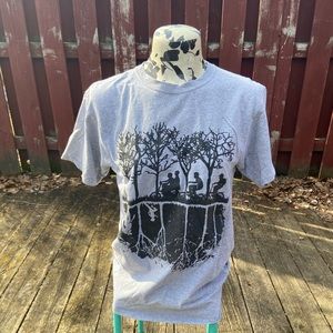 Grey Stranger Things T Shirt Size Small